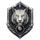 8-ball rank 6 badge: Contender