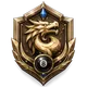 8-ball rank 9 badge: Dominator